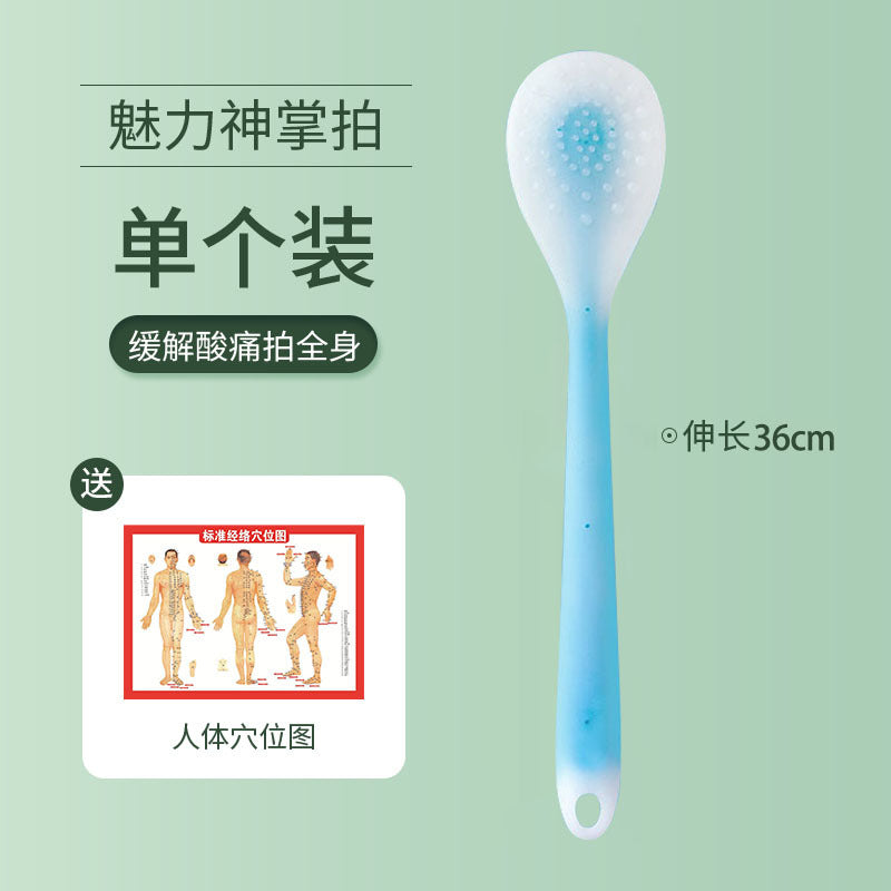 Meridian massage board silicone health care home massage stick fitness massage scraping board massage acupuncture point massage hammer