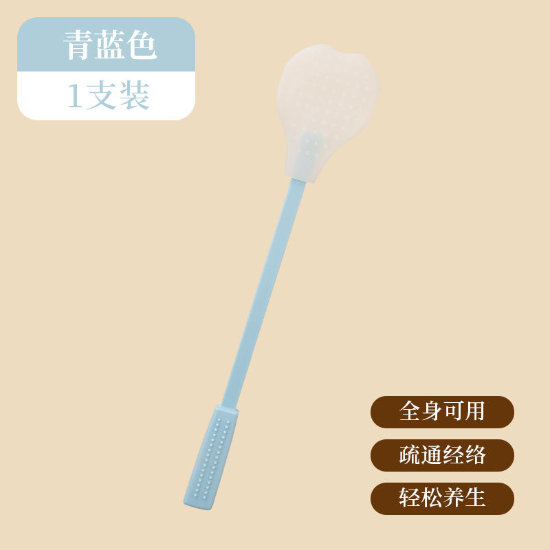 Meridian massage board silicone health care home massage stick fitness massage scraping board massage acupuncture point massage hammer