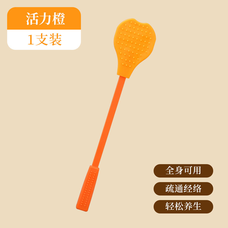 Meridian massage board silicone health care home massage stick fitness massage scraping board massage acupuncture point massage hammer