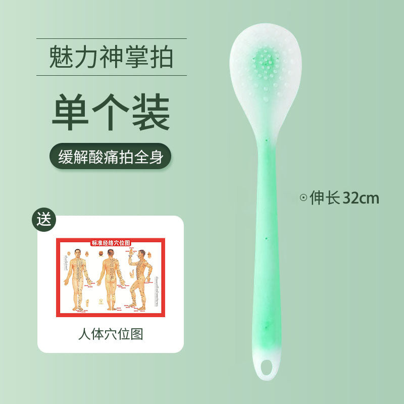 Meridian massage board silicone health care home massage stick fitness massage scraping board massage acupuncture point massage hammer