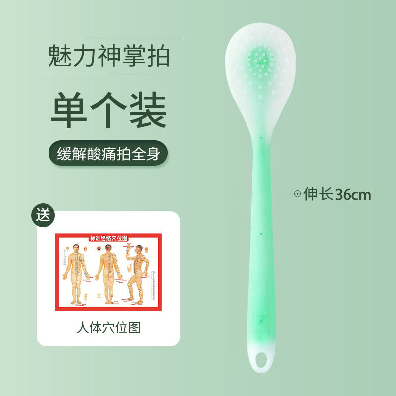 Meridian massage board silicone health care home massage stick fitness massage scraping board massage acupuncture point massage hammer