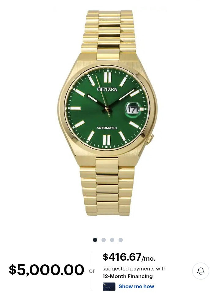 Men's Gold Citizen Watch